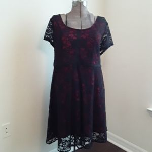 Torrid lace dress - plus size